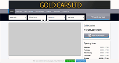 Desktop Screenshot of goldcarsltd.co.uk